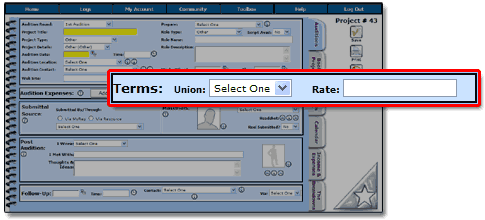 'Terms' Segment